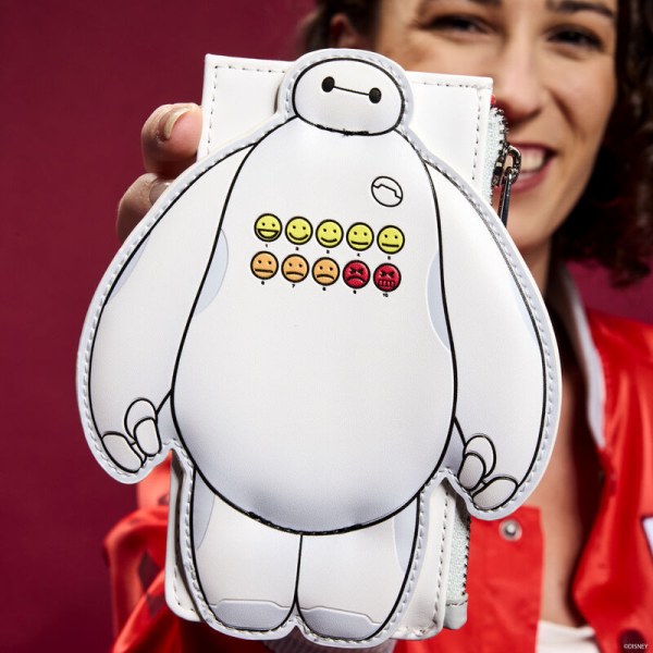 Grande porta carte Baymax bilancia del dolore - DISNEY LOUNGEFLY Big Hero 6 10° anniversario