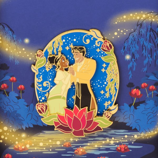 Spilla da collezione Tiana & Naveen Glow - DISNEY LOUNGEFLY La Principessa e il Ranocchio 15° anniversario
