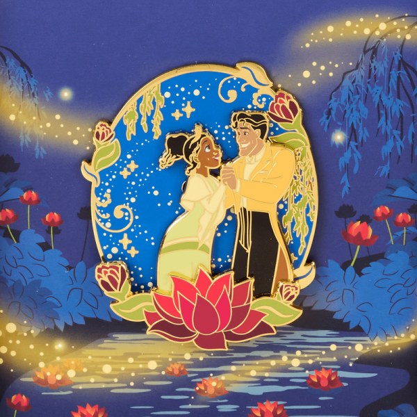 Spilla da collezione Tiana & Naveen Glow - DISNEY LOUNGEFLY La Principessa e il Ranocchio 15° anniversario
