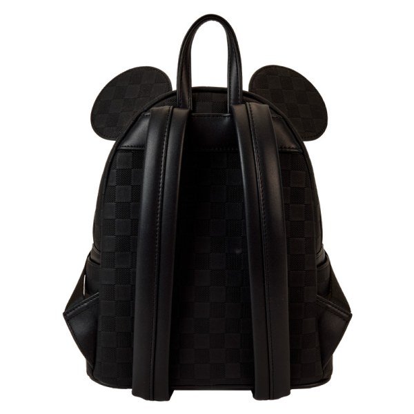 Mini zaino con texture a scacchi di Topolino - DISNEY LOUNGEFLY