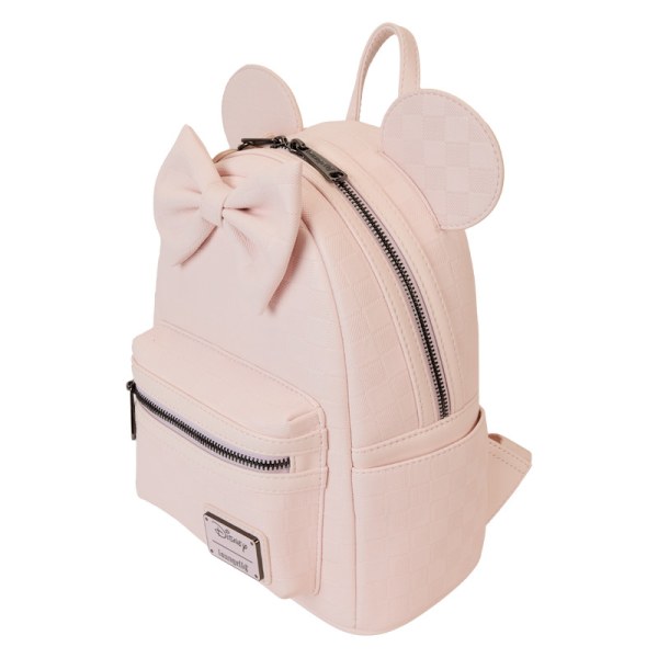 Mini zaino con texture a scacchi di Minnie - DISNEY LOUNGEFLY