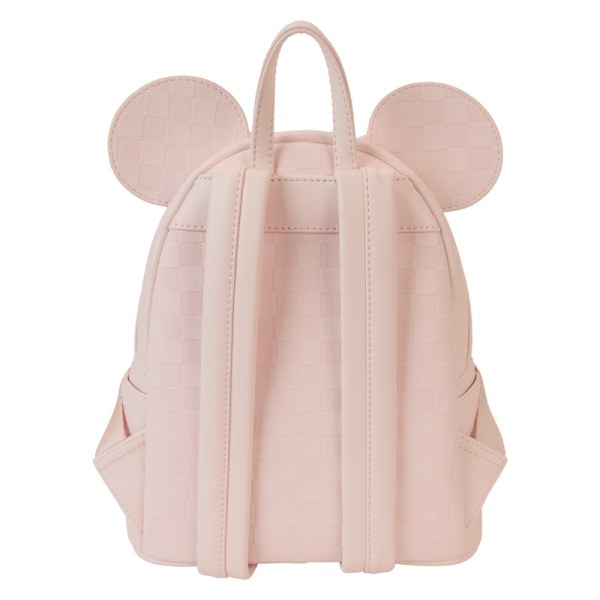 Mini zaino con texture a scacchi di Minnie - DISNEY LOUNGEFLY