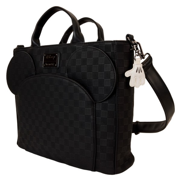 Convertibile zaino e Tote bag con texture a scacchi Topolino - DISNEY LOUNGEFLY