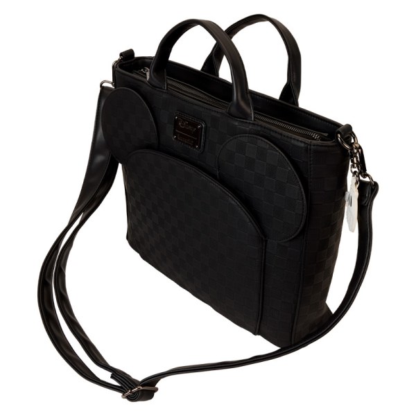 Convertibile zaino e Tote bag con texture a scacchi Topolino - DISNEY LOUNGEFLY