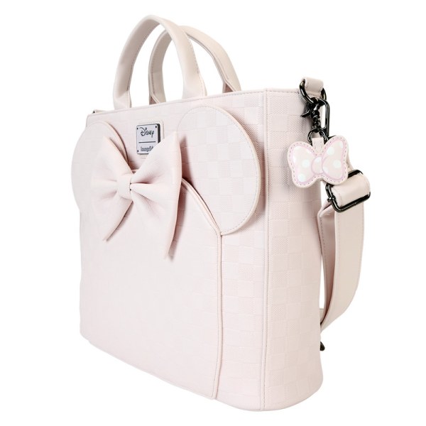 Convertibile zaino e Sac Tote con texture a scacchi Minnie - DISNEY LOUNGEFLY