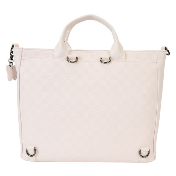 Convertibile zaino e Sac Tote con texture a scacchi Minnie - DISNEY LOUNGEFLY