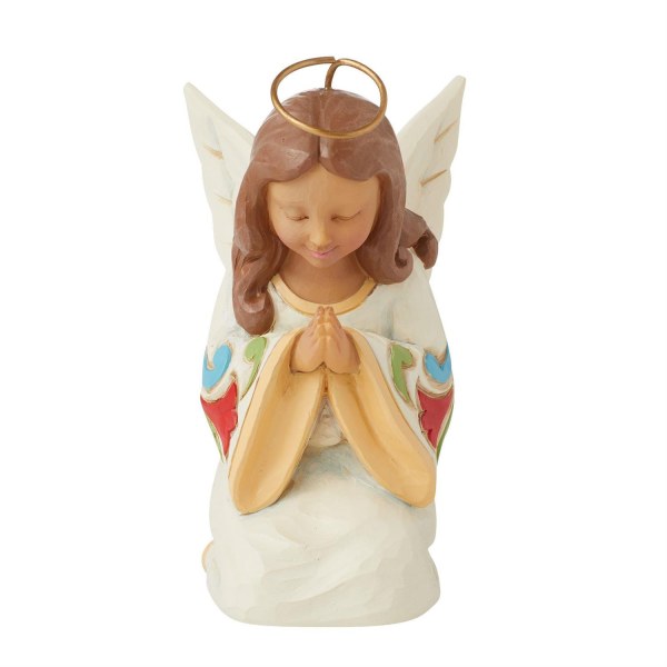 Mini statuetta Angelo in preghiera - Heartwood Creek