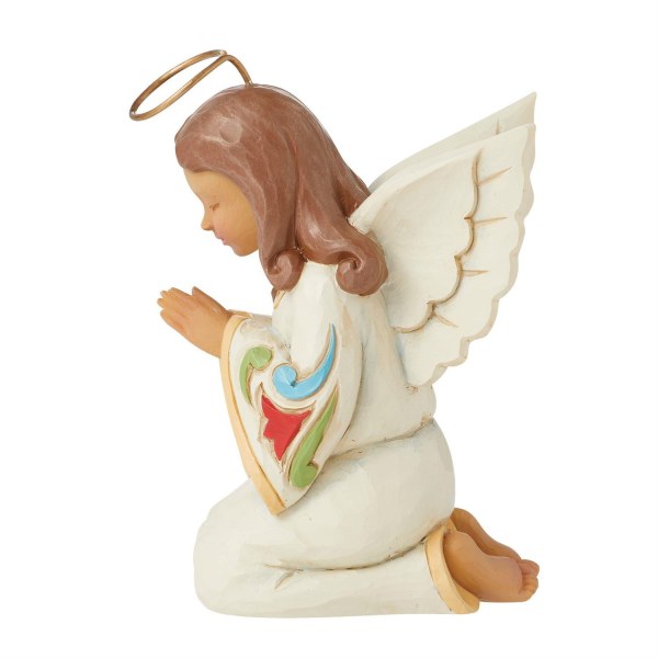 Mini statuetta Angelo in preghiera - Heartwood Creek