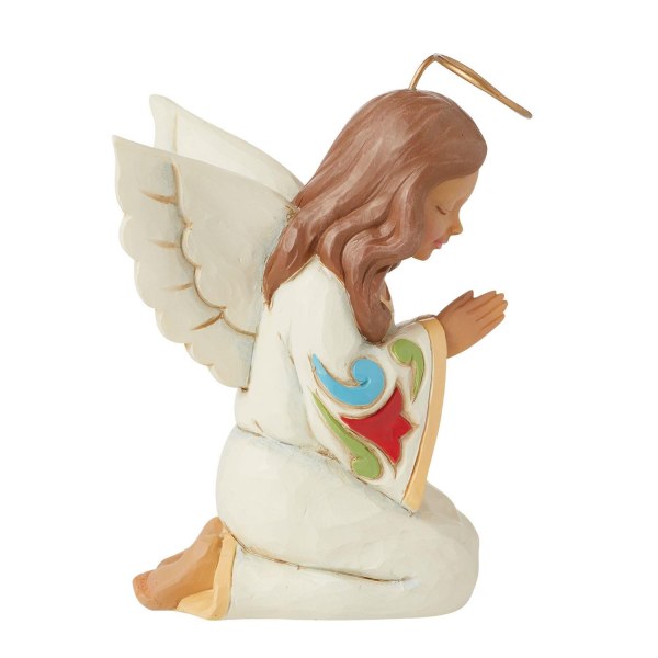 Mini statuetta Angelo in preghiera - Heartwood Creek