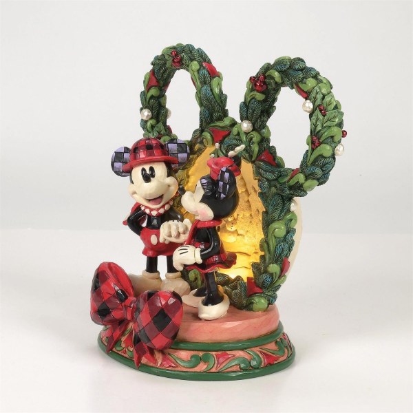 Diorama LED Topolino e Minnie - Disney Traditions