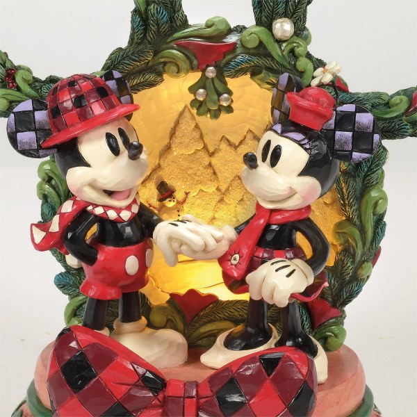 Diorama LED Topolino e Minnie - Disney Traditions