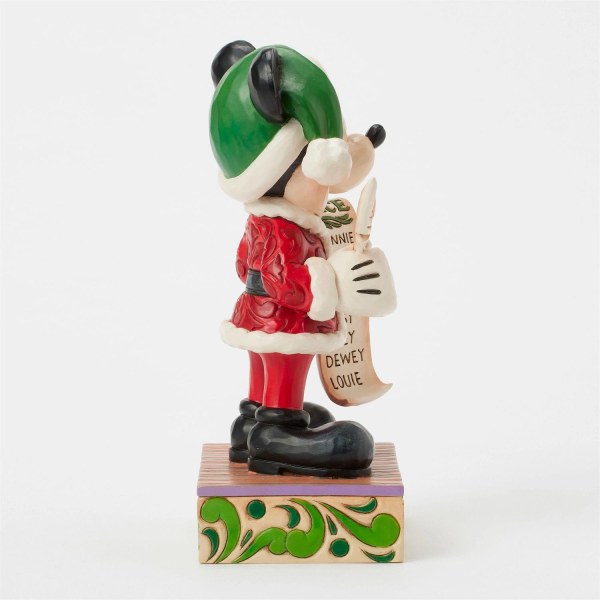 Topolino Babbo Natale con Lista - Disney Traditions