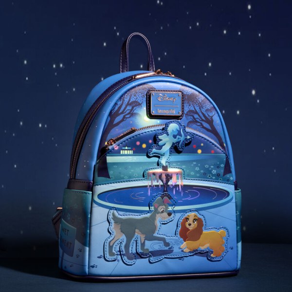 Min zaino Lady e il vagabondo 70° Anniversario - DISNEY LOUNGEFLY
