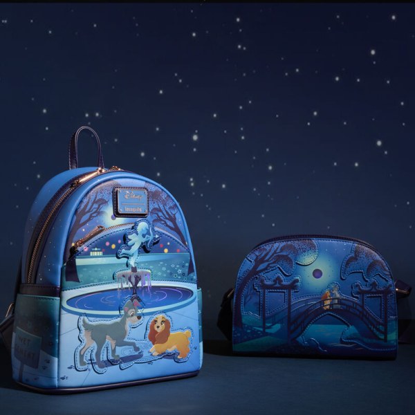 Min zaino Lady e il vagabondo 70° Anniversario - DISNEY LOUNGEFLY