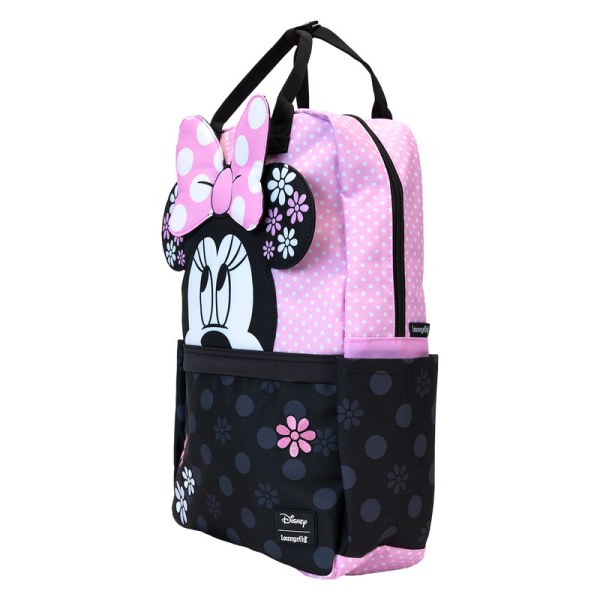 Zaino in nylon con motivo floreale Rock The Dots Minnie - DISNEY LOUNGEFLY