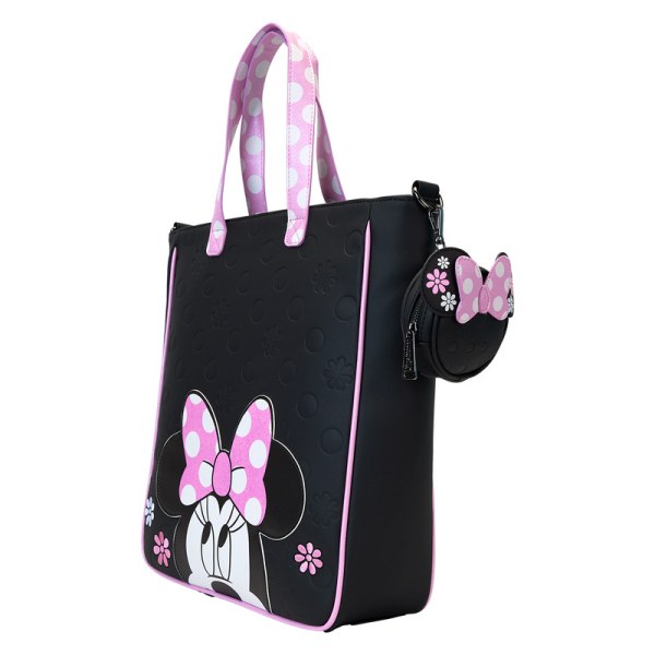 Tote bag con portamonete Minnie Floral Rock The Dots - DISNEY LOUNGEFLY