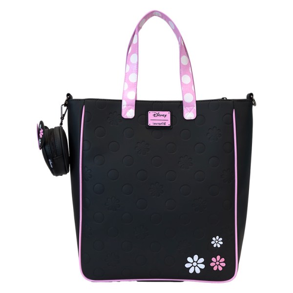 Tote bag con portamonete Minnie Floral Rock The Dots - DISNEY LOUNGEFLY