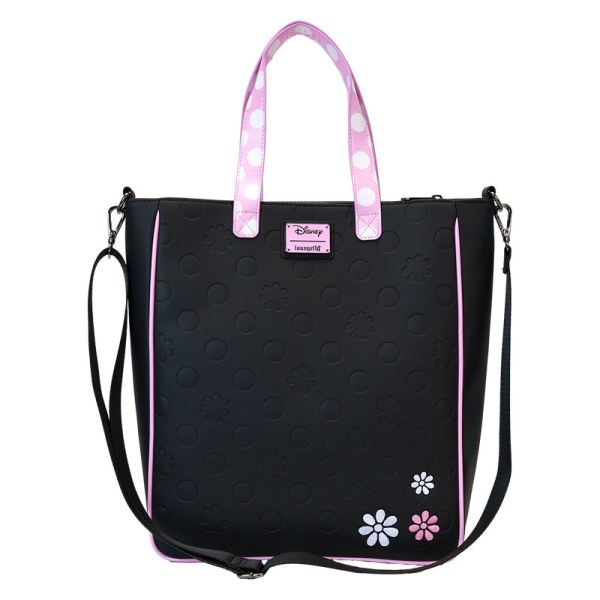 Tote bag con portamonete Minnie Floral Rock The Dots - DISNEY LOUNGEFLY