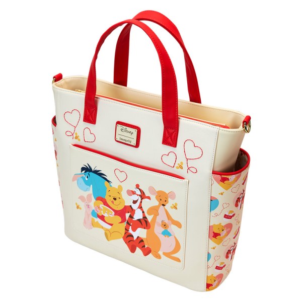 Convertibile zaino e tote bag Winnie The Pooh & Friends Hearts - DISNEY LOUNGEFLY