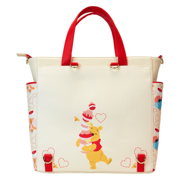 Convertibile zaino e tote bag Winnie The Pooh & Friends Hearts - DISNEY LOUNGEFLY