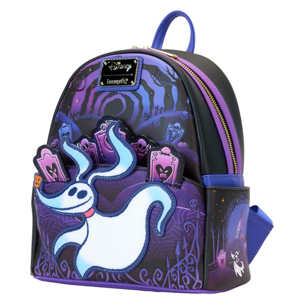 Mini zaino luminoso Zero Graveyard - DISNEY LOUNGEFLY The Nightmare Before Christmas