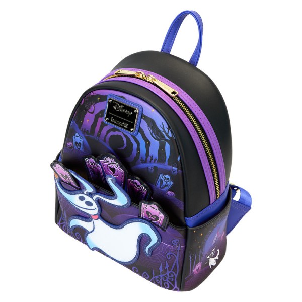Mini zaino luminoso Zero Graveyard - DISNEY LOUNGEFLY The Nightmare Before Christmas