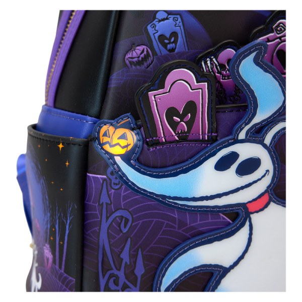 Mini zaino luminoso Zero Graveyard - DISNEY LOUNGEFLY The Nightmare Before Christmas