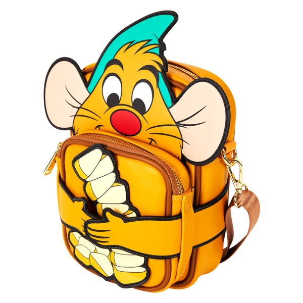 Borsa a tracolla con porta monete Gus Gus - DISNEY LOUNGEFLY Cenerentola 75° anniversario