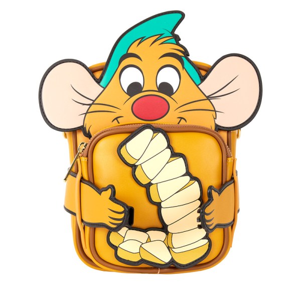 Borsa a tracolla con porta monete Gus Gus - DISNEY LOUNGEFLY Cenerentola 75° anniversario