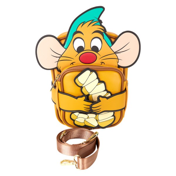 Borsa a tracolla con porta monete Gus Gus - DISNEY LOUNGEFLY Cenerentola 75° anniversario