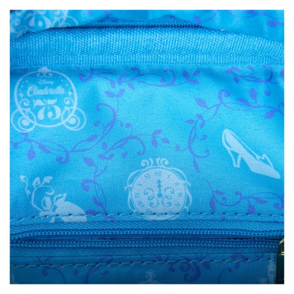 Borsa a tracolla con porta monete Gus Gus - DISNEY LOUNGEFLY Cenerentola 75° anniversario