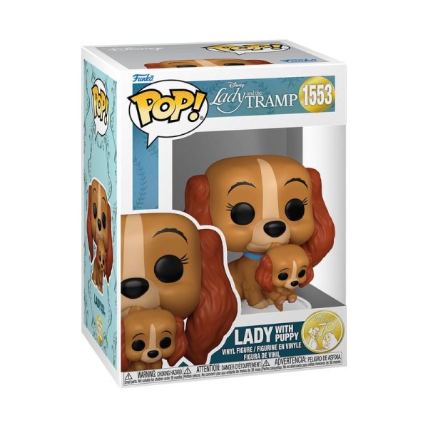 FUNKO POP! 1553 Lady con cucciolo - Disney Lady e il vagabondo