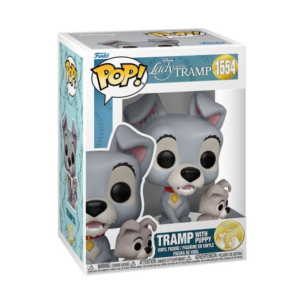 FUNKO POP! 1554 Vagabondo con cucciolo - Disney Lady e il vagabondo