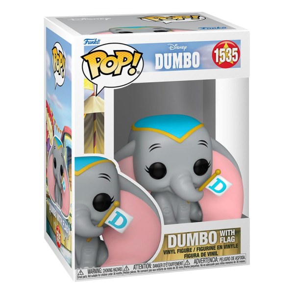 FUNKO POP! 1535 Dumbo con bandiera - Disney Dumbo