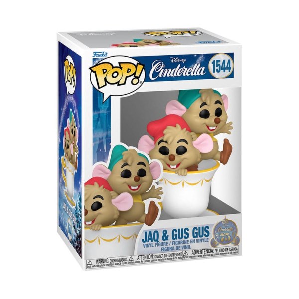 FUNKO POP! 1544 Jaq & Gus Gus in tazza - Disney Cenerentola 75° anniversario