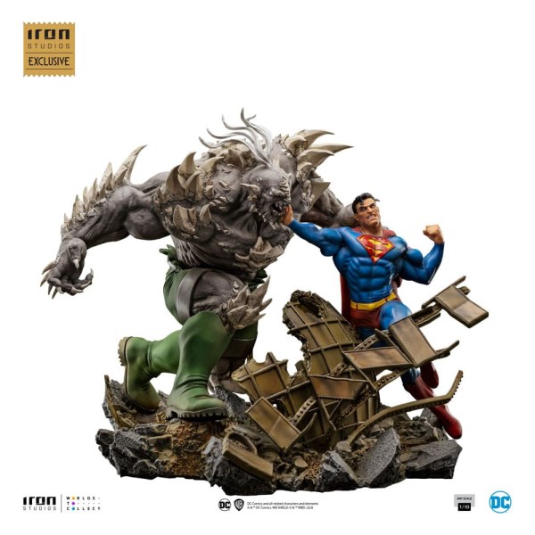 Statuetta DC Comics 1/10 BDS Art Scale Superman vs Doomsday heo EU Exclusive 30 cm