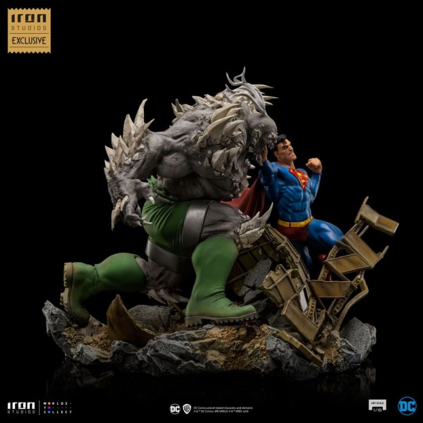 Statuetta DC Comics 1/10 BDS Art Scale Superman vs Doomsday heo EU Exclusive 30 cm