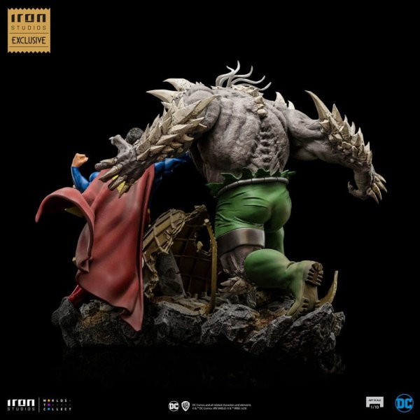 Statuetta DC Comics 1/10 BDS Art Scale Superman vs Doomsday heo EU Exclusive 30 cm