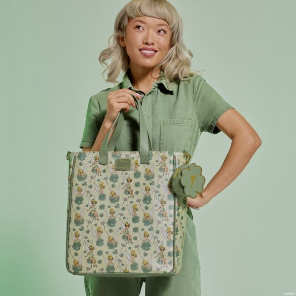 Sac Tote con porta monete quadrifoglio - DISNEY LOUNGEFLY Tinkerbell 4