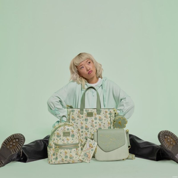 Sac Tote con porta monete quadrifoglio - DISNEY LOUNGEFLY Tinkerbell 4
