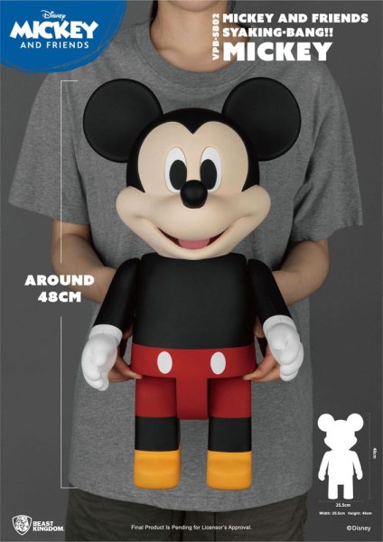 Disney Syaking Bang Mickey and Friends Mickey 48cm Salvadanaio in Vinile