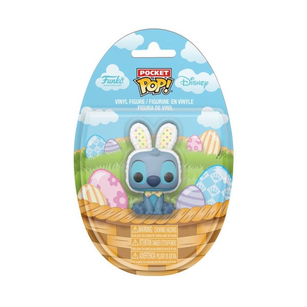 Disney figurina Pocket POP! Vinile Uovo Pasqua Stitch 4 cm