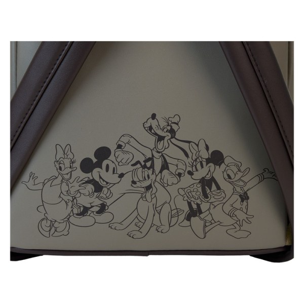 Mini zaino con Coulisse e Stampa All-Over in Tela di Topolino e Amici - DISNEY LOUNGEFLY