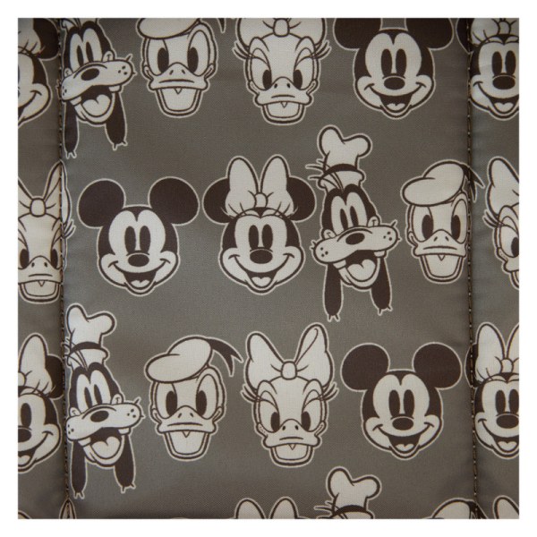 Mini zaino con Coulisse e Stampa All-Over in Tela di Topolino e Amici - DISNEY LOUNGEFLY