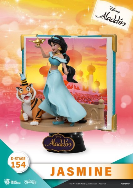 diorama della serie di libri Aladdin in PVC D-Stage Jasmine 15 cm
