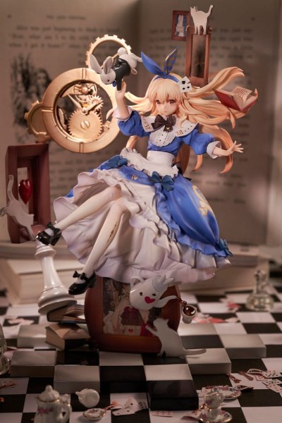 Alice nel Paese delle Meraviglie Statua in PVC 1/7 Momento nei sogni Alice Riddle 30 cm