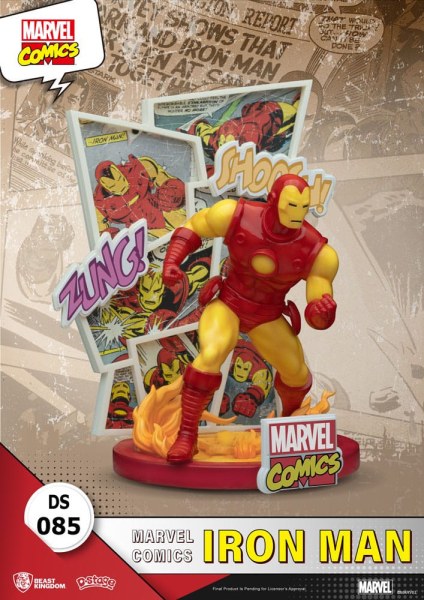diorama in PVC Marvel Comics D-Stage Iron Man 16 cm