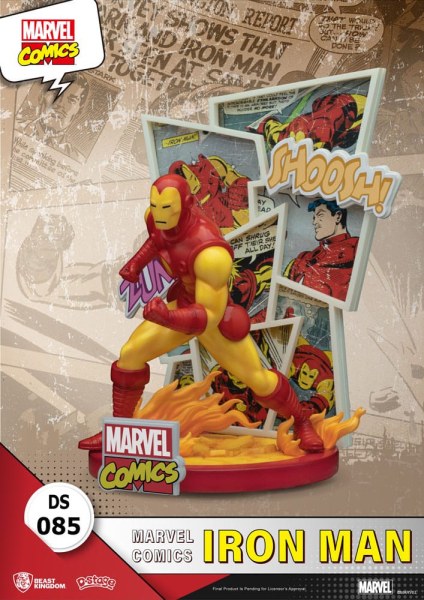 diorama in PVC Marvel Comics D-Stage Iron Man 16 cm