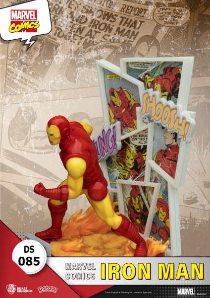 diorama in PVC Marvel Comics D-Stage Iron Man 16 cm