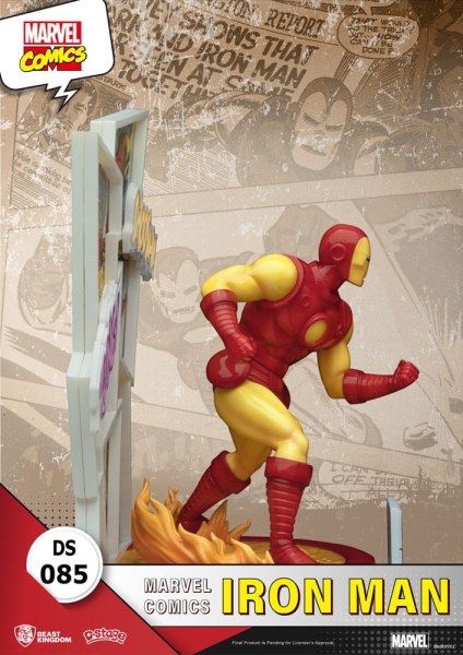 diorama in PVC Marvel Comics D-Stage Iron Man 16 cm